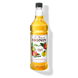 Monin Apple Premium Syrup - 1L Plastic Bottle