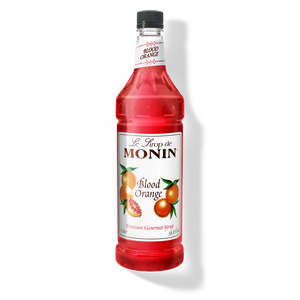 Monin Blood Orange Premium Syrup - 1L Plastic Bottle
