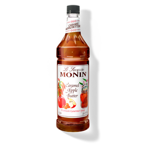 Monin Caramel Apple Butter Syrup - 750 mL Glass Bottle