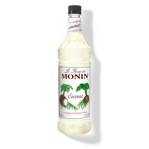 Monin Coconut Premium Syrup - 1L Plastic Bottle