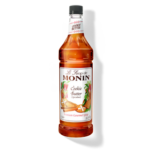 Monin Cookie Butter Premium Syrup - 1L Plastic Bottle