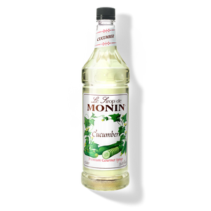 Monin Cucumber Premium Syrup - 1L Plastic Bottle