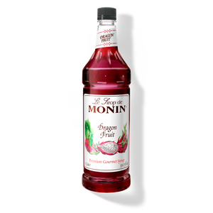 Monin Dragon Fruit Premium Syrup - 1L Plastic Bottle