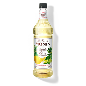 Monin Exotic Citrus Premium Syrup - 1L Plastic Bottle