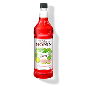 Monin Guava Premium Syrup - 1L Plastic Bottle