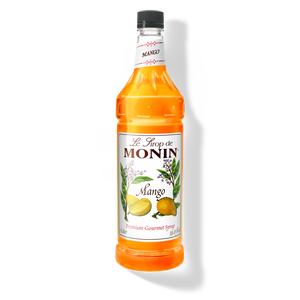 Monin Mango Premium Syrup - 1L Plastic Bottle