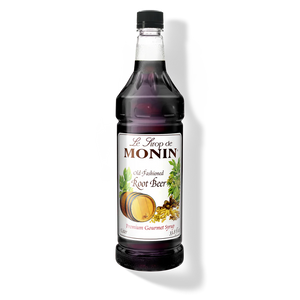 Monin Old Fashioned Root Beer Premium Syrup - 1L Plastic Bottle