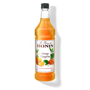 Monin Orange Tangerine Premium Syrup - 1L Plastic Bottle