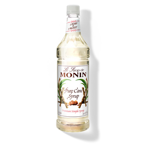 Monin Pure Cane Syrup - 1L Bottle