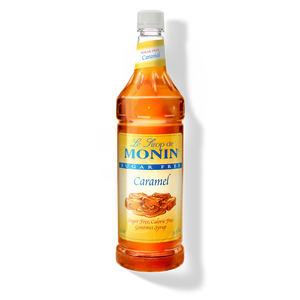 Monin Sugar Free Caramel - 1L Plastic Bottle