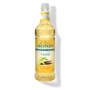 Monin Sugar Free Vanilla - 1L Plastic Bottle