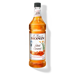 Monin Salted Caramel Premium Syrup - 1L Plastic Bottle