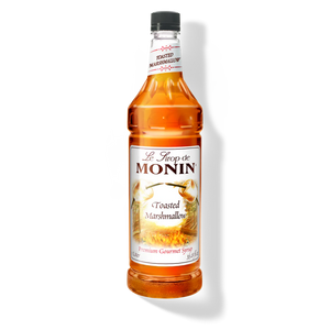 Monin Toasted Marshmallow Premium Syrup - 1L Plastic Bottle