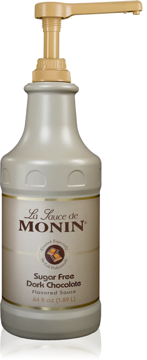 Monin Sugar Free Dark Chocolate Sauce - 1.89L Bottle