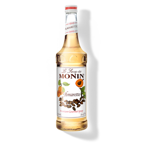 Monin Amaretto Syrup - 750 mL Glass Bottle