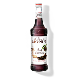Monin Dark Chocolate Syrup - 750 mL Glass Bottle