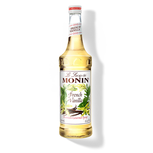 Monin French Vanilla Syrup - 750 mL Glass Bottle