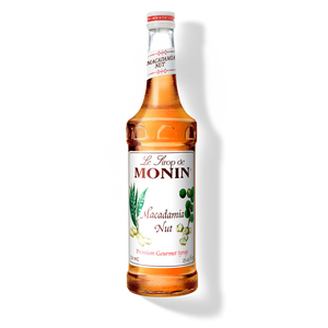 Monin Macadamia Nut Syrup - 750 mL Glass Bottle