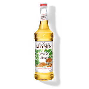Monin Peanut Butter Syrup - 750 mL Glass Bottle
