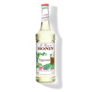 Monin Peppermint Syrup - 750 mL Glass Bottle