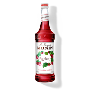 Monin Raspberry Syrup - 750 mL Glass Bottle