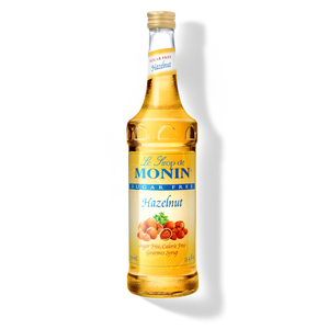 Monin Sugar Free Hazlenut - 750 mL Glass Bottle