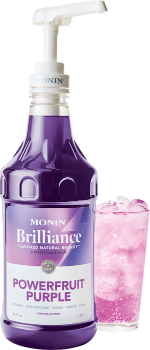 Monin Powerfruit Purple Natural Energy - 64oz Bottle