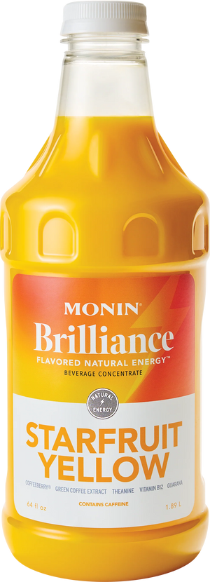 Monin Starfruit Yellow Natural Energy - 64oz Bottle