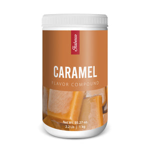 Itaberco Caramel Flavor Compound - 1 kg Jar