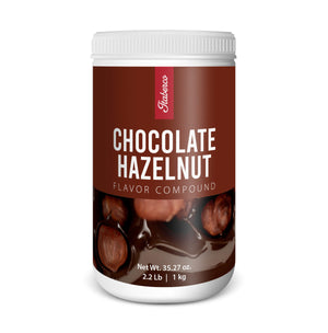 Itaberco Chocolate Hazelnut Paste (Gianduja) Flavor Compound - 1 kg Jar