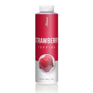 Itaberco Strawberry Topping - 9 x 18 fl oz bottles/case