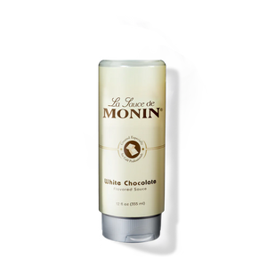 Monin White Chocolate Sauce - 355 mL/12oz Bottle