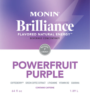 Monin Powerfruit Purple Natural Energy - 64oz Bottle