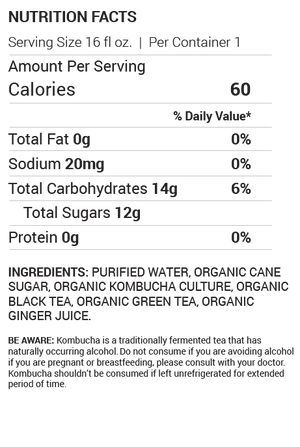 221BC Kombucha Ginger Keg - 5.16 GAL