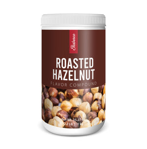 Itaberco Hazelnut Dark Roasted Flavor Compound - 1 kg Jar