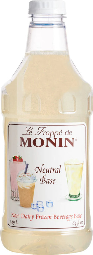 Monin Neutral Beverage Base Sauce - 4ct/64oz Bottle
