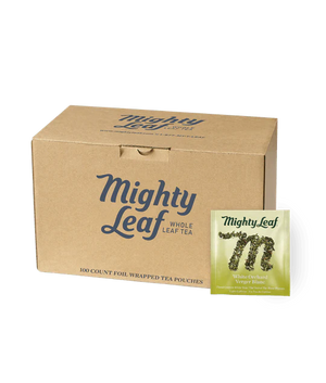 Mighty Leaf White Orchard Green Tea - 100CT